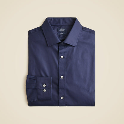 Men Bowery performance stretch dress shirt with spread collar - J.Crew