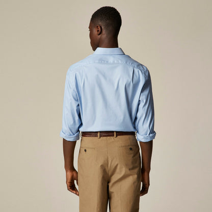 Men Bowery performance stretch dress shirt with spread collar - J.Crew