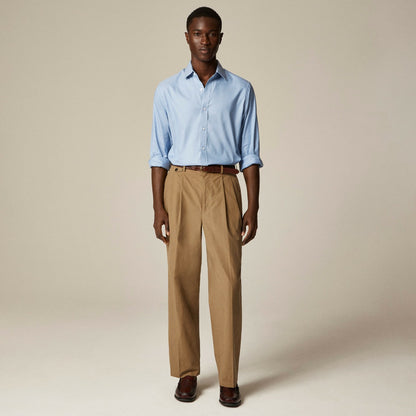 Men Bowery performance stretch dress shirt with spread collar - J.Crew