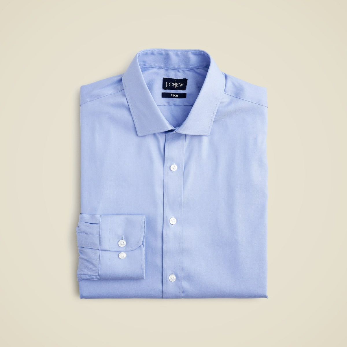 Men Bowery performance stretch dress shirt with spread collar - J.Crew