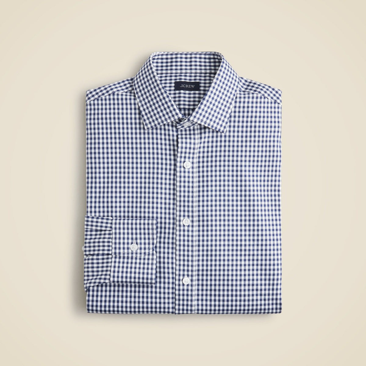 Men Bowery performance stretch dress shirt with spread collar - J.Crew