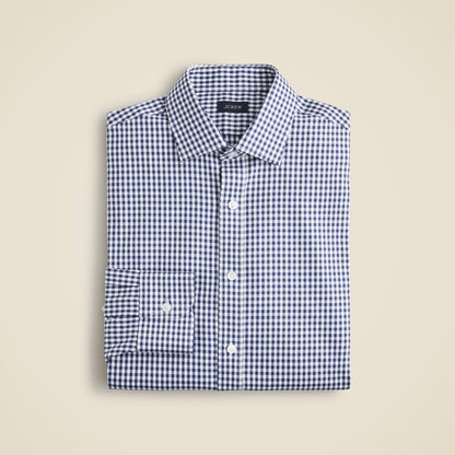 Men Bowery performance stretch dress shirt with spread collar - J.Crew