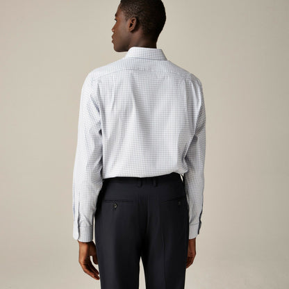 Men Bowery performance stretch dress shirt with spread collar - J.Crew