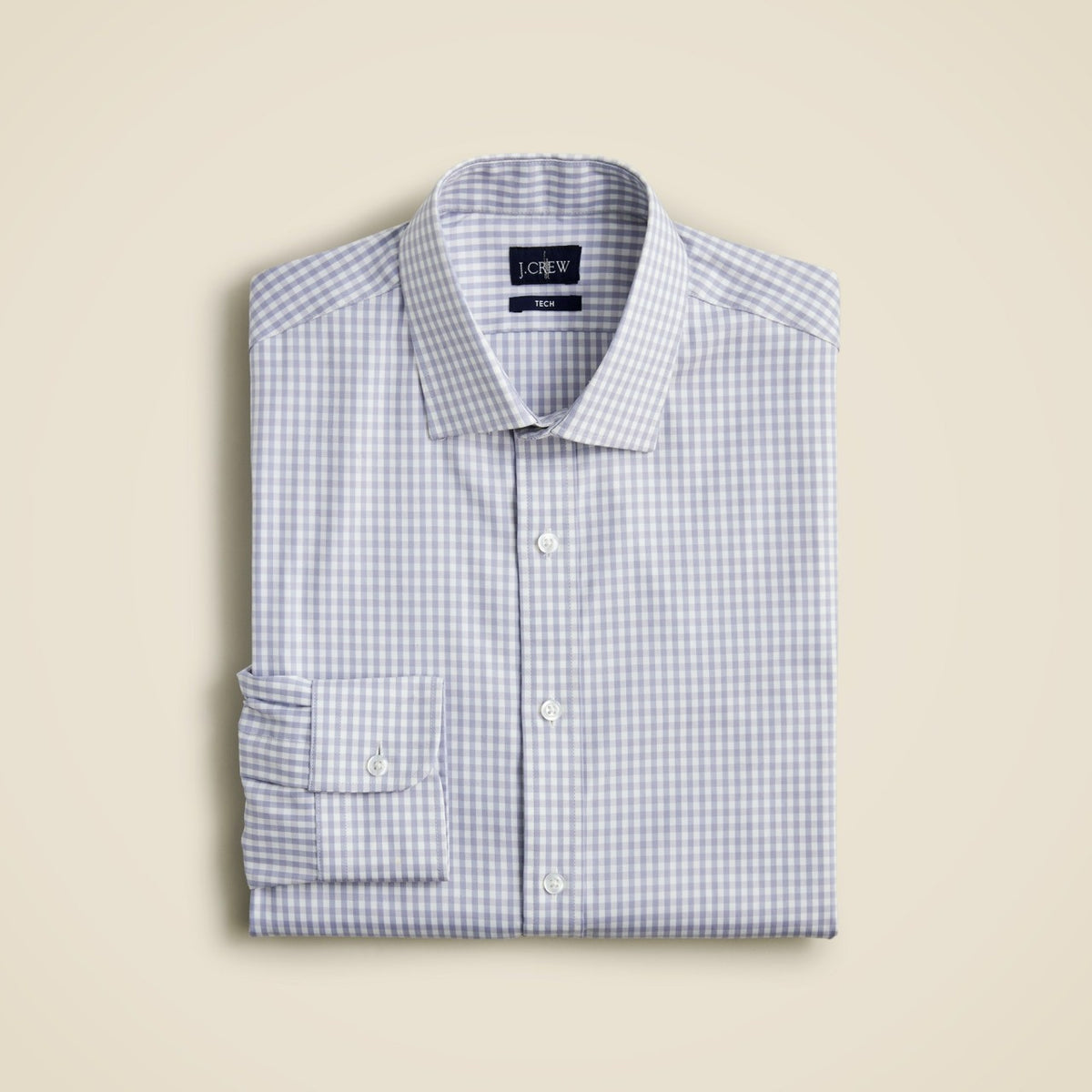 Men Bowery performance stretch dress shirt with spread collar - J.Crew