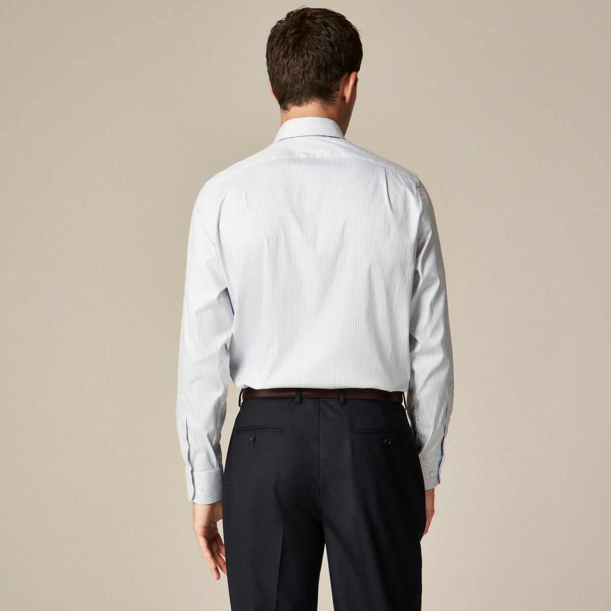 Men Bowery performance stretch dress shirt with spread collar - J.Crew