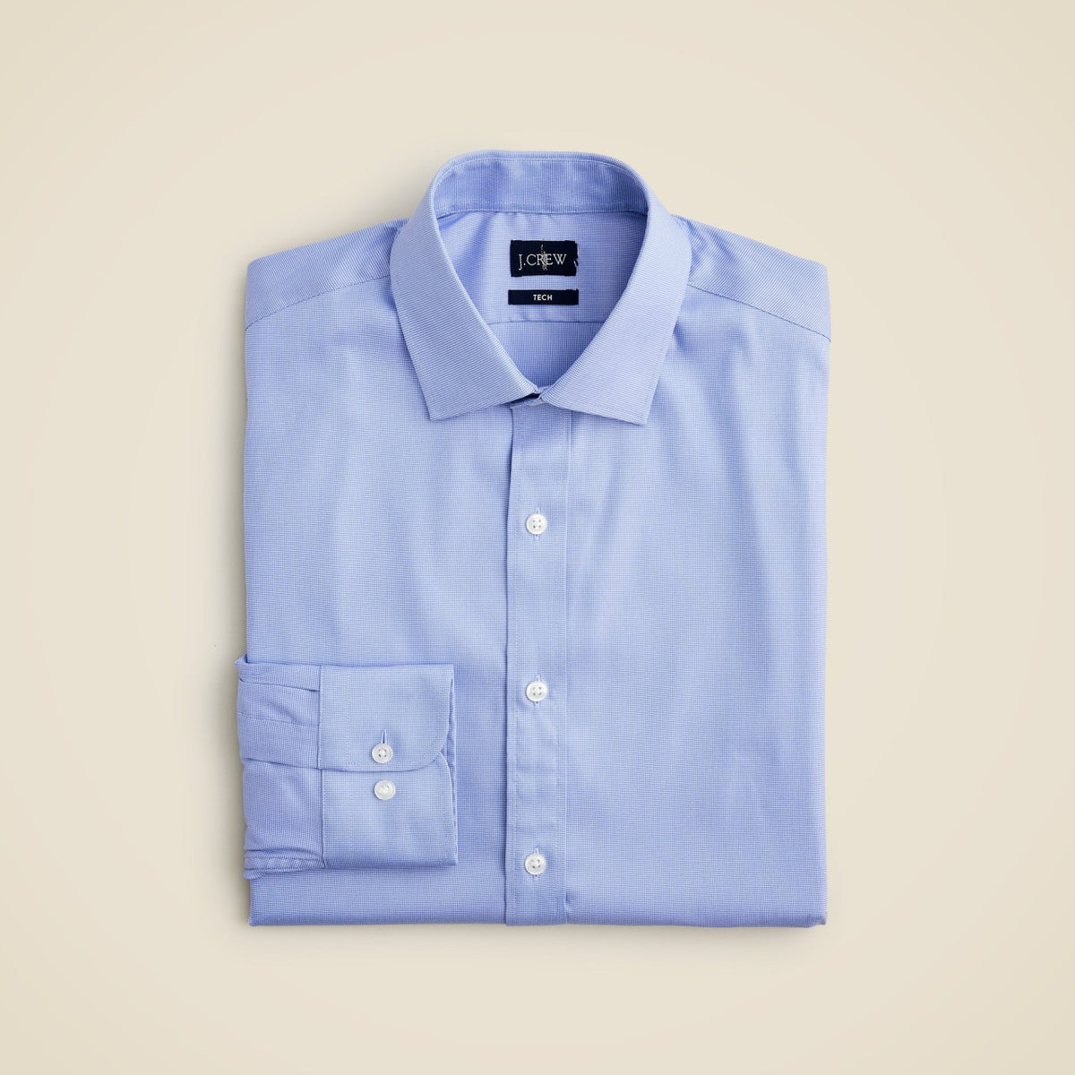Men Bowery performance stretch dress shirt with spread collar - J.Crew