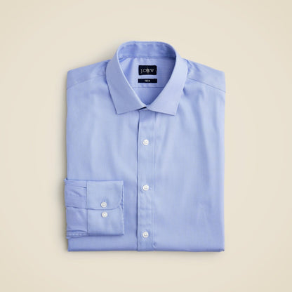 Men Bowery performance stretch dress shirt with spread collar - J.Crew