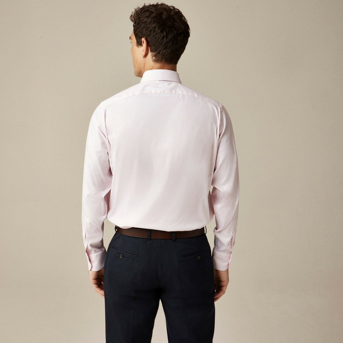 Men Bowery performance stretch dress shirt with spread collar - J.Crew