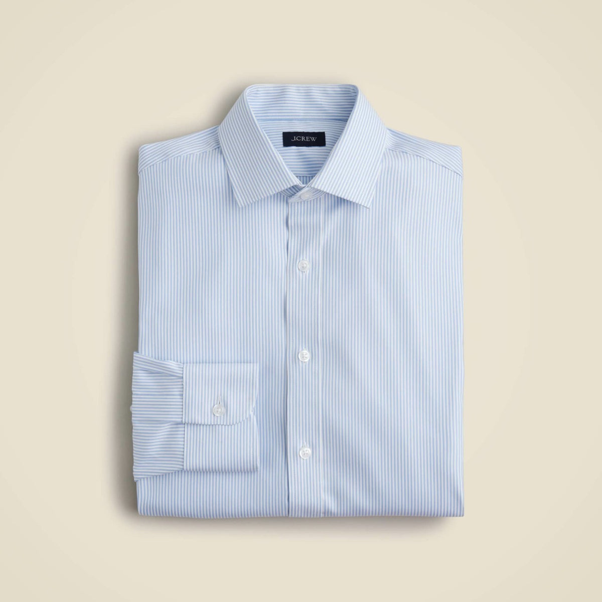 Men Bowery performance stretch dress shirt with spread collar - J.Crew