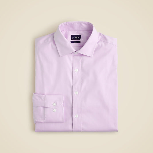 Men Bowery performance stretch dress shirt with spread collar - J.Crew