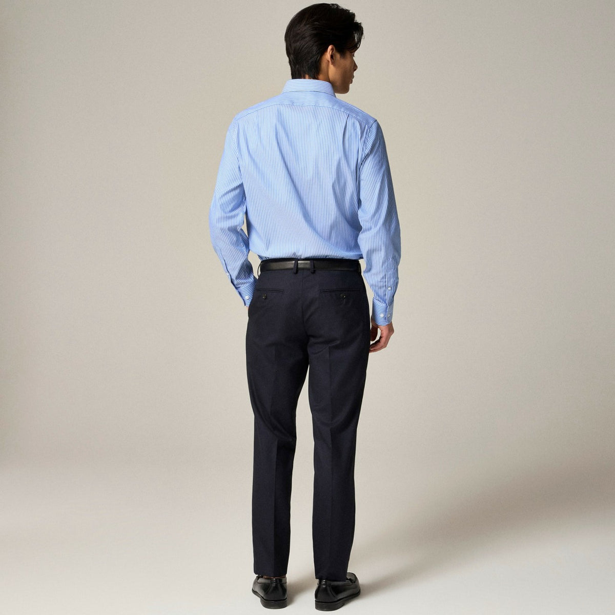 Men Bowery performance stretch dress shirt with spread collar - J.Crew