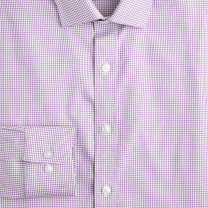 Men Bowery performance stretch dress shirt with spread collar - J.Crew
