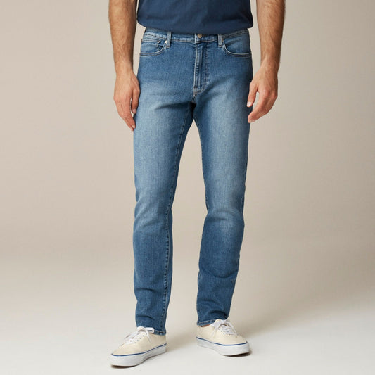 Men 1040 Athletic Tapered-fit stretch jean in medium wash - J.Crew