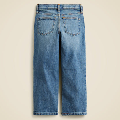 Kids Girls' slim wide-leg jean in Hayworth wash - J.Crew