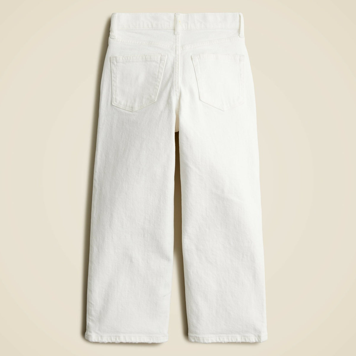 Kids Girls' slim wide-leg jean in white - J.Crew