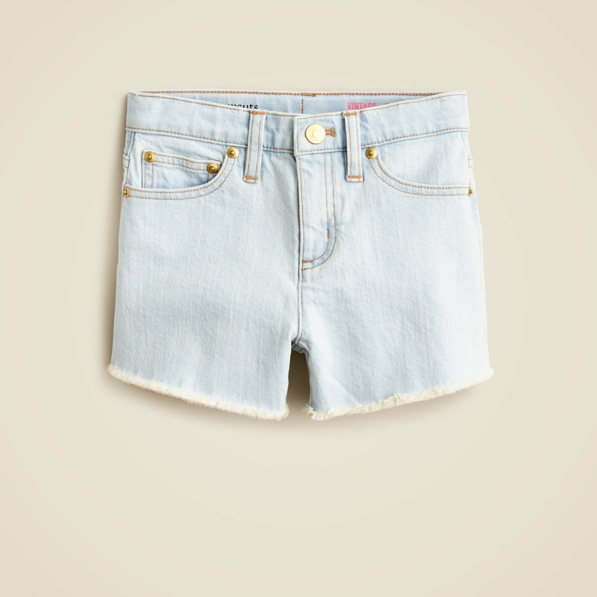 Kids Girls' distressed denim short in light wash - J.Crew