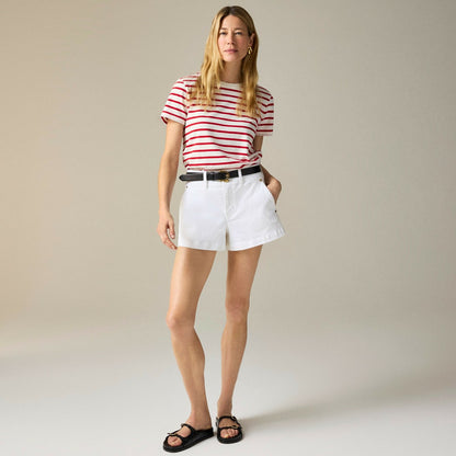 Women Vintage jersey classic-fit crewneck T-shirt in stripe - J.Crew