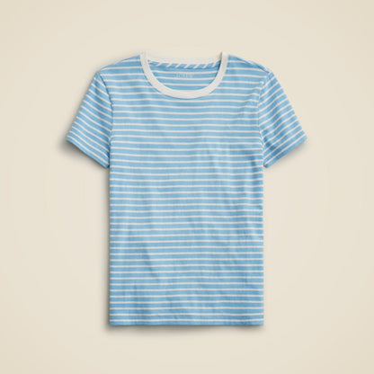 Women Vintage jersey classic-fit crewneck T-shirt in stripe - J.Crew