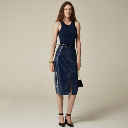 Women Perfect-fit high-neck tank top - J.Crew