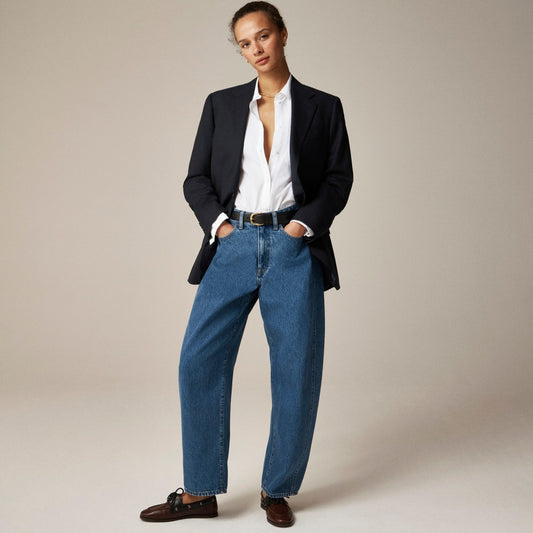 Women Gar&ccedil;on classic shirt in cotton poplin - J.Crew