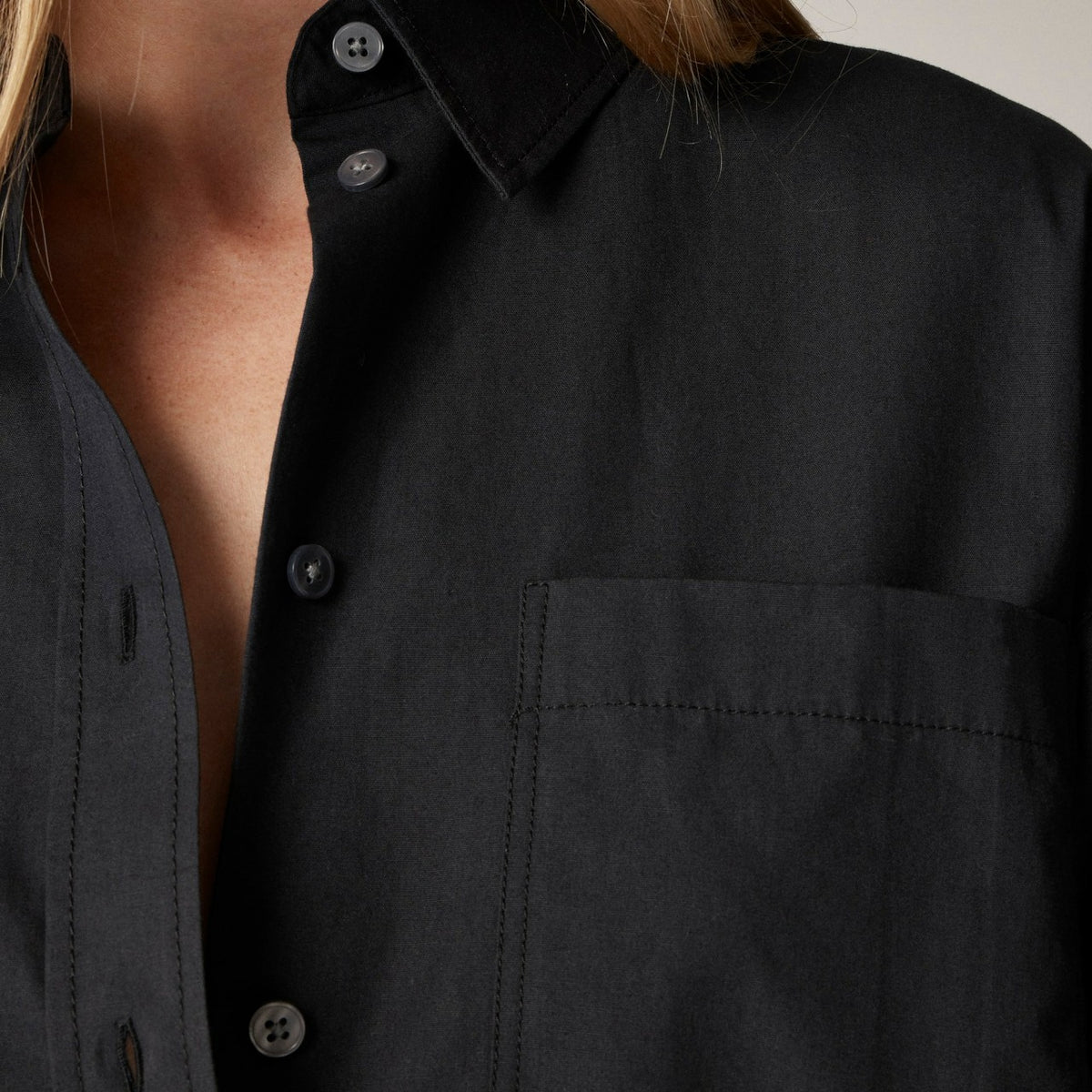 Women &Eacute;tienne oversized shirt in lightweight oxford - J.Crew
