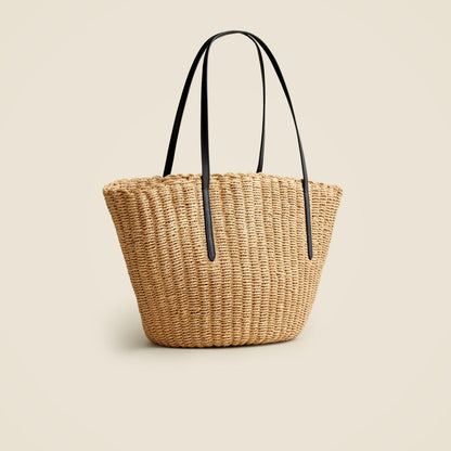 Women Como woven straw tote - J.Crew