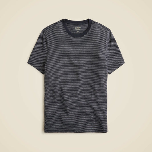 Men Vintage-wash cotton T-shirt in stripe - J.Crew