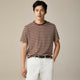 Brown Ivory Deck Stripe