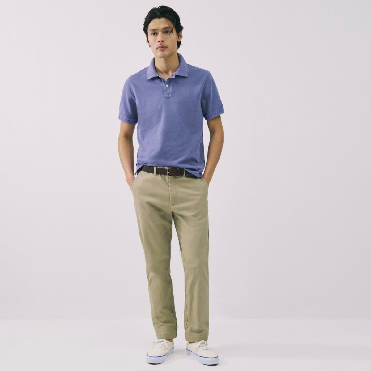 Men Washed piqu&eacute; polo shirt - J.Crew