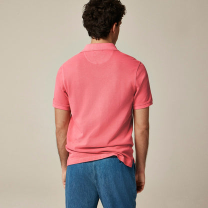 Men Washed piqu&eacute; polo shirt - J.Crew
