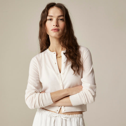 Women Featherweight cashmere cardigan - J.Crew