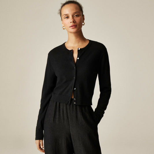Women Featherweight cashmere cardigan - J.Crew