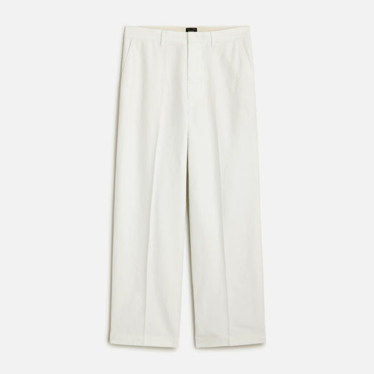 Men Creased summer trouser in cotton-linen blend - J.Crew