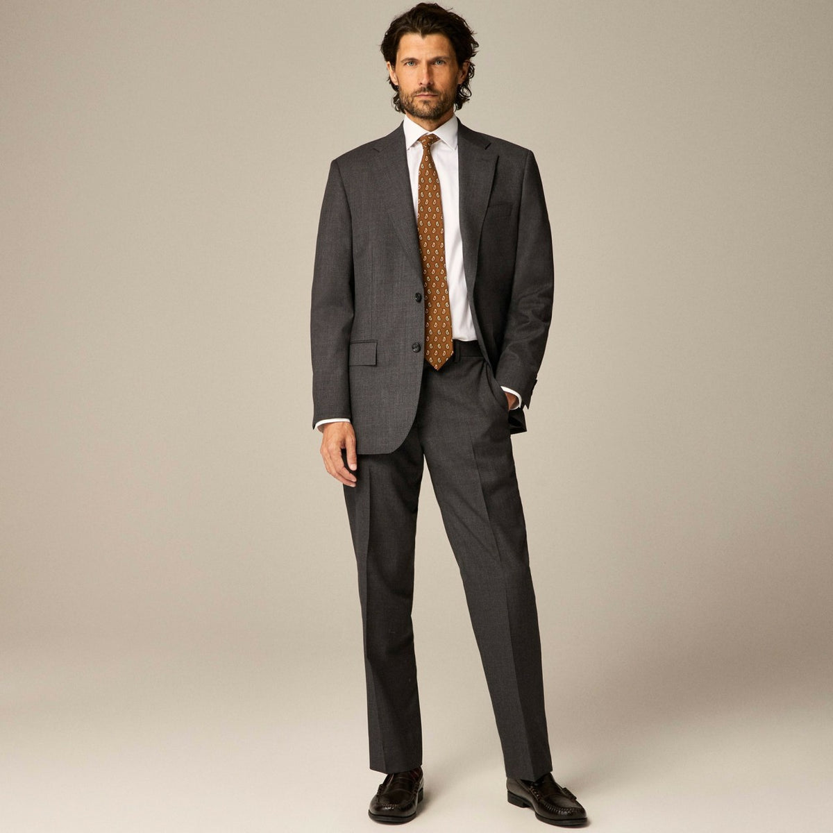Men Crosby Classic-fit suit jacket in Italian worsted wool - J.Crew