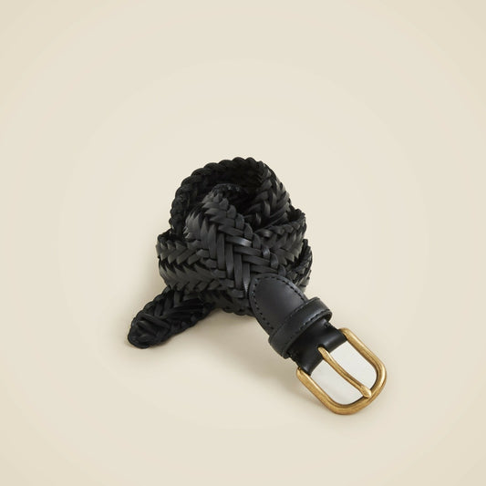 Kids Kids' braided leather belt - J.Crew