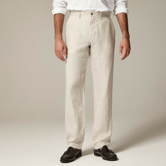 Men Classic-fit linen trouser - J.Crew