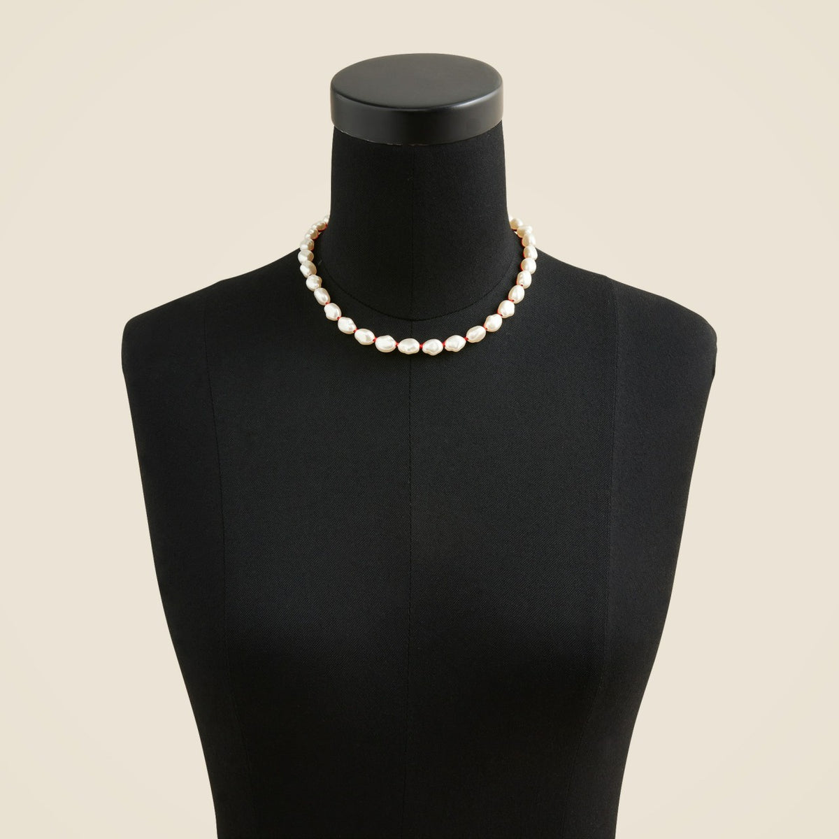 Women Rope-tied pearl necklace - J.Crew
