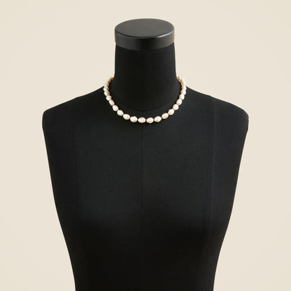 Women Rope-tied pearl necklace - J.Crew