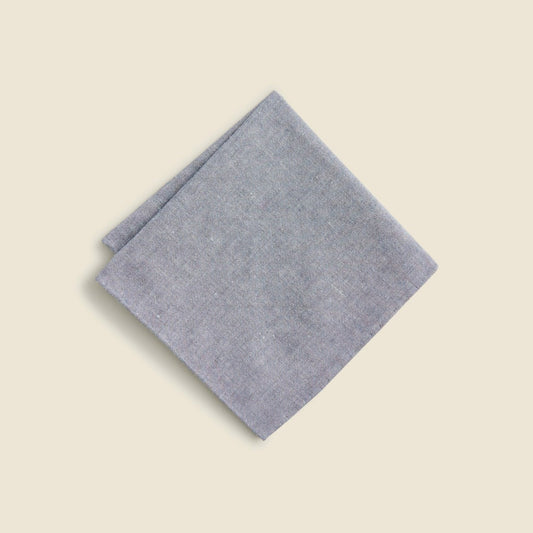 Men Baird McNutt Irish cotton-linen blend pocket square - J.Crew