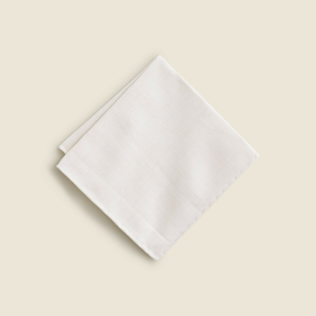 Men Baird McNutt Irish cotton-linen blend pocket square - J.Crew