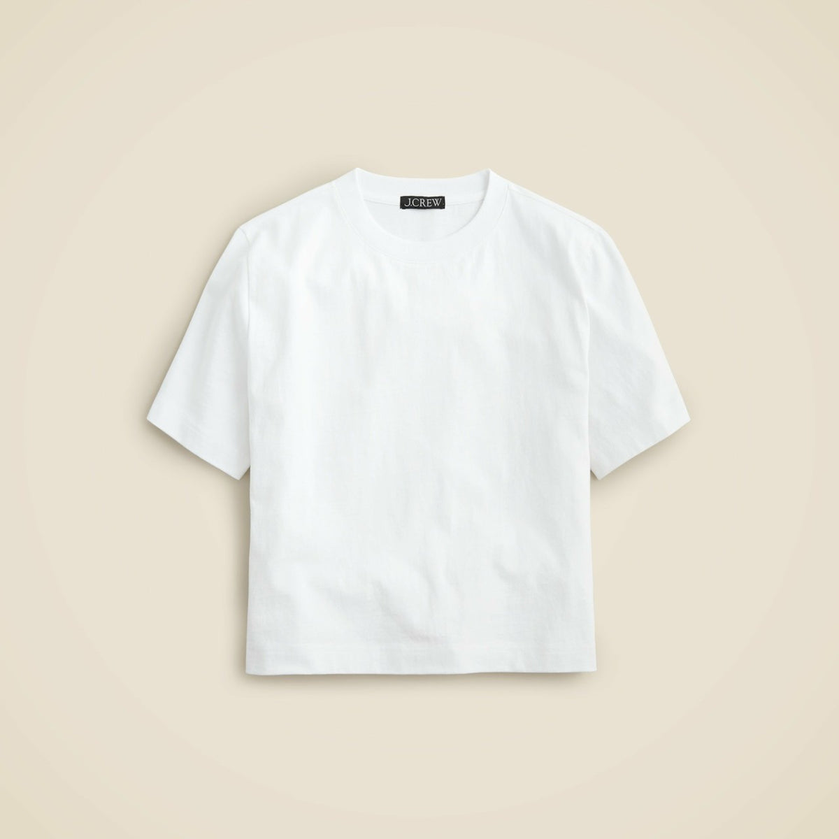 Women Relaxed premium-weight cropped T-shirt - J.Crew
