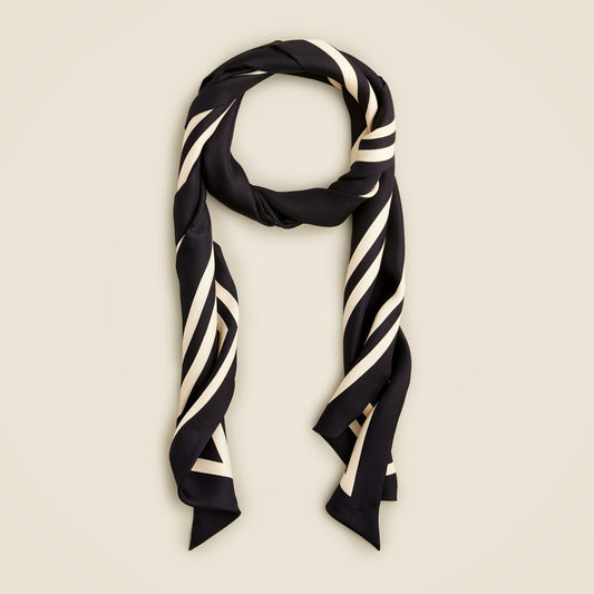 Women Printed silk scarf - J.Crew