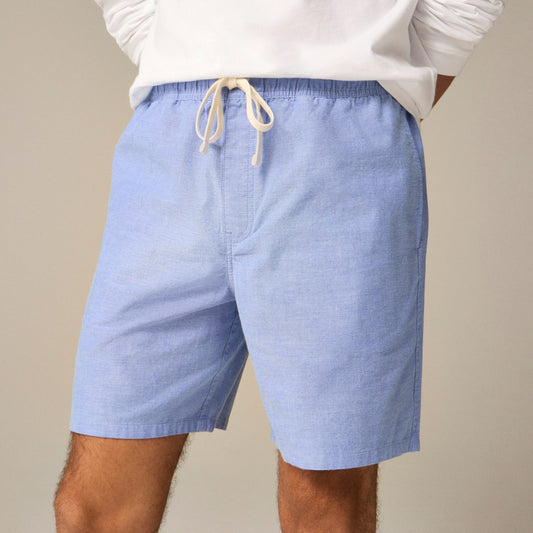 Men 7'' lounge short in Broken-in oxford cloth - J.Crew