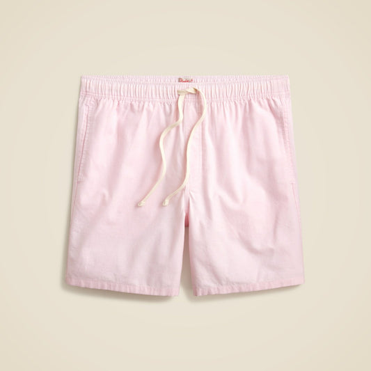 Men 7'' lounge short in Broken-in oxford cloth - J.Crew