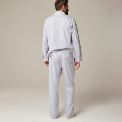 Men Pajama set in cotton herringbone - J.Crew