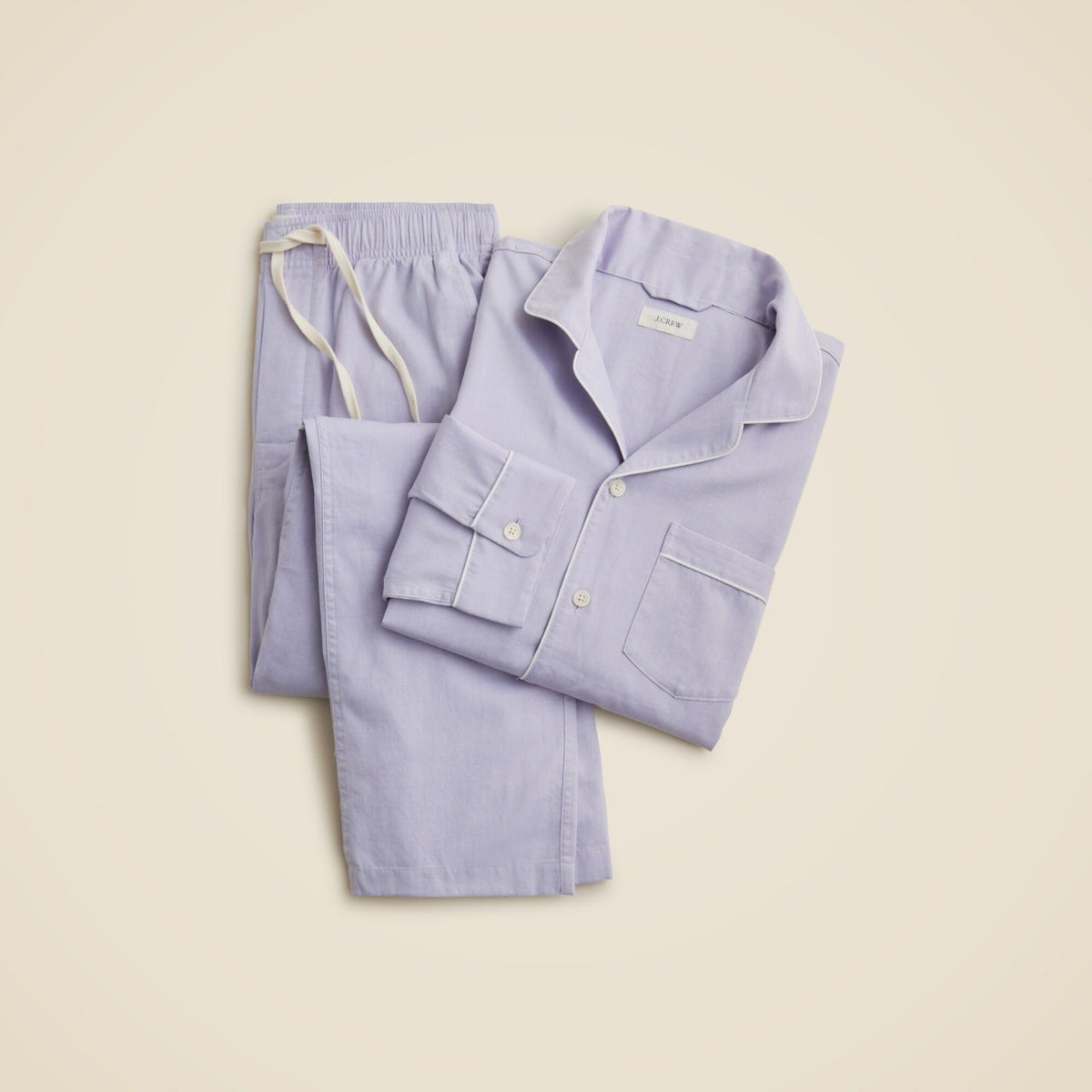 Men Pajama set in cotton herringbone - J.Crew