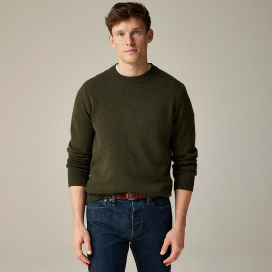 Men Midweight cashmere crewneck sweater - J.Crew
