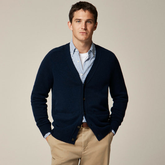 Men Midweight cashmere cardigan sweater - J.Crew