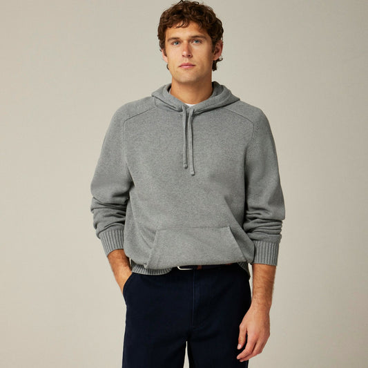 Men Heritage cotton hooded sweater - J.Crew