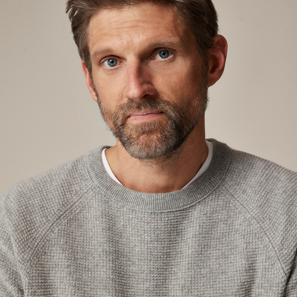 Men Cashmere waffle sweater - J.Crew